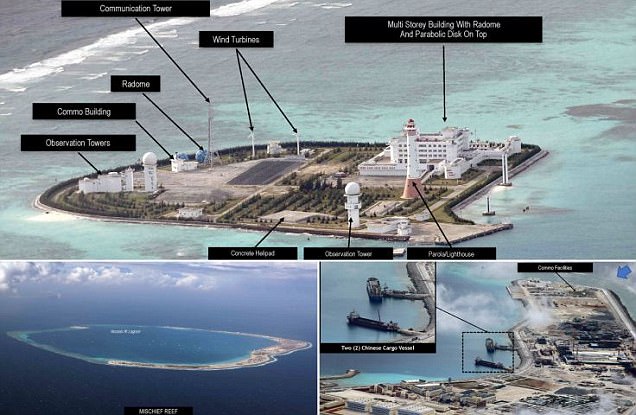 China Ubah Tujuh Terumbu Karang Pulau Spratly yang Disengketakan jadi Benteng Militer